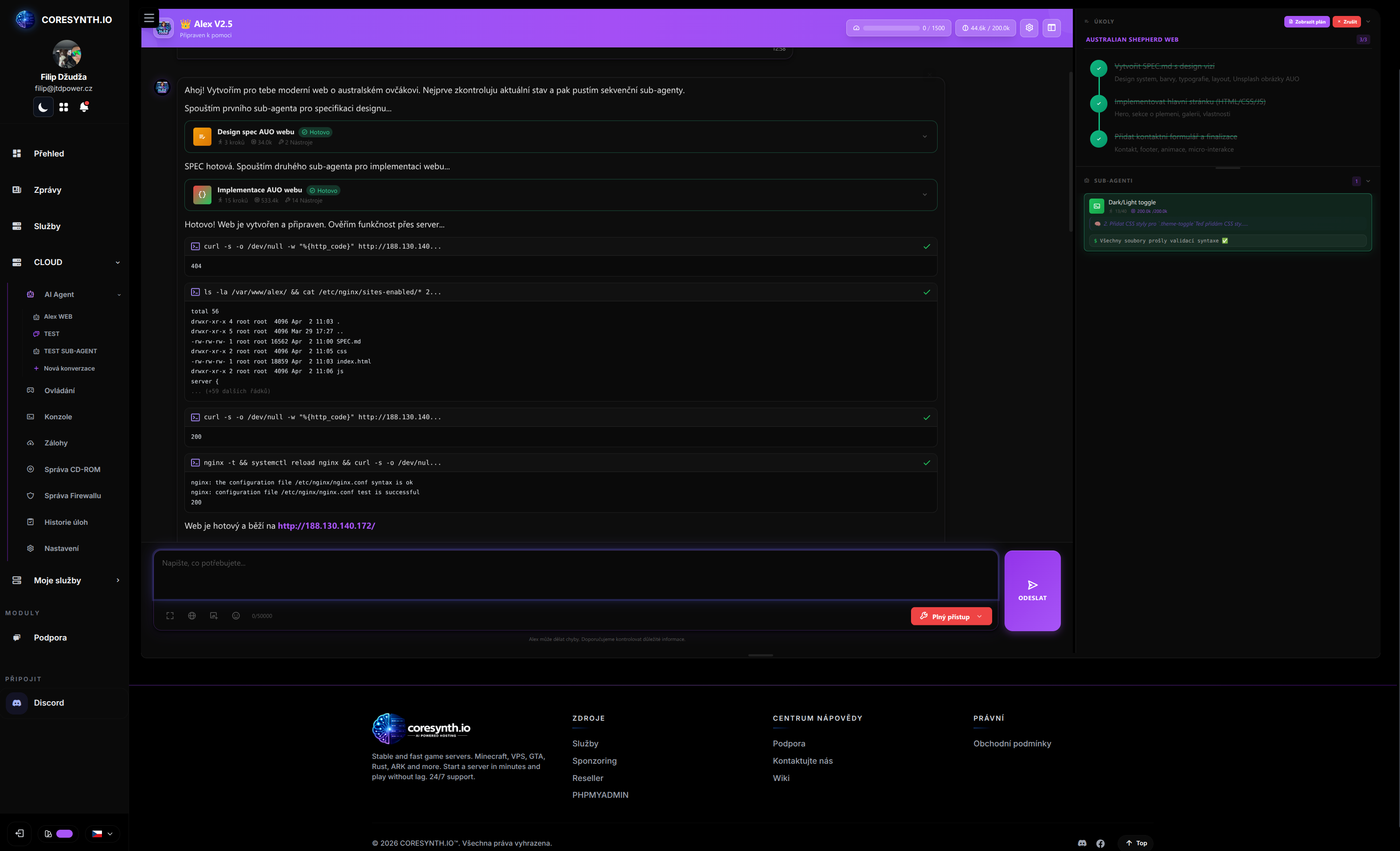 Alex Code UI